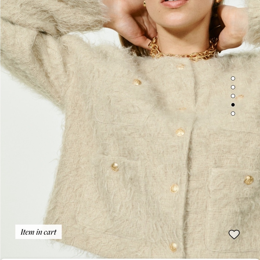J Crew Collection Lady Jacket in Brushed Wool Blend in Oat Latte color - Picture 3 of 8
